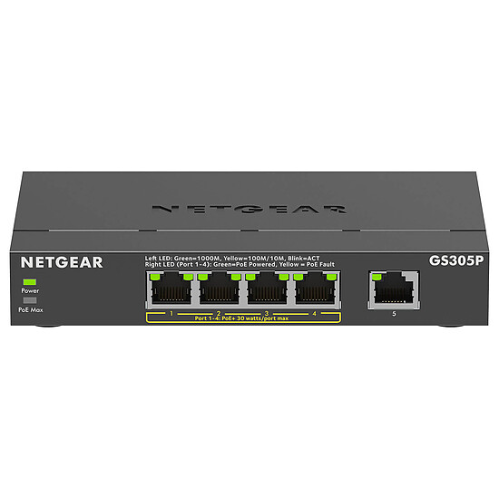 Switch et Commutateur Netgear GS305Pv3 - Autre vue