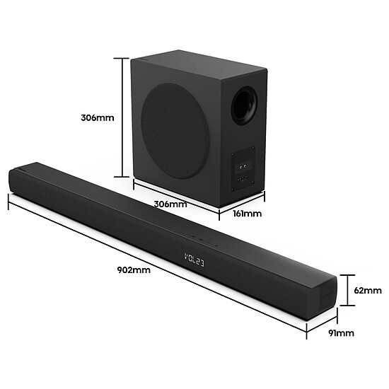 Barre de son Hisense HS3100 - Autre vue