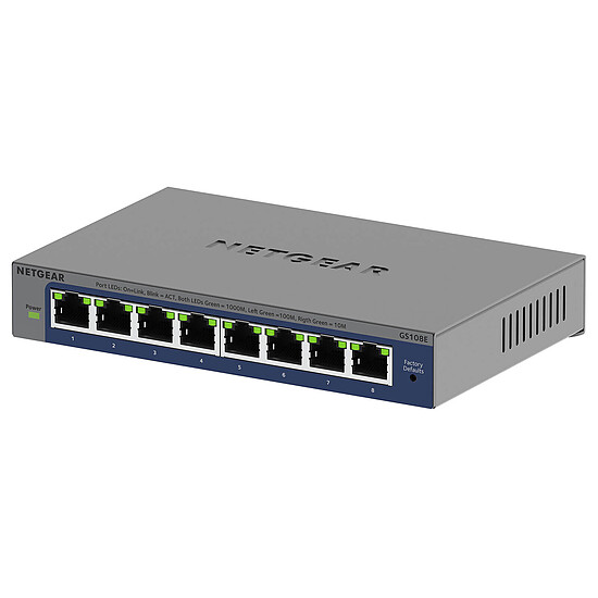 Switch et Commutateur Netgear GS108Ev4 - Autre vue