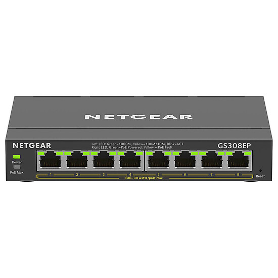 Switch et Commutateur Netgear GS308EP - Autre vue