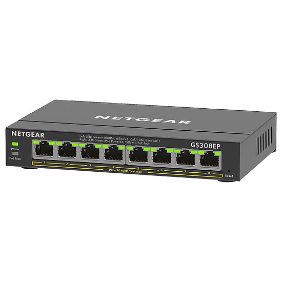 Switch et Commutateur Netgear GS308EP - Autre vue