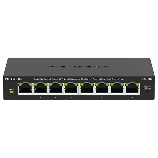 Switch et Commutateur Netgear GS308Ev4 - Autre vue