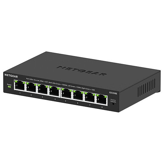Switch et Commutateur Netgear GS308Ev4 - Autre vue