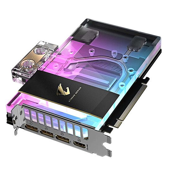 Carte graphique Gigabyte AORUS GeForce RTX 5080 XTREME WATERFORCE WB 16G - Autre vue