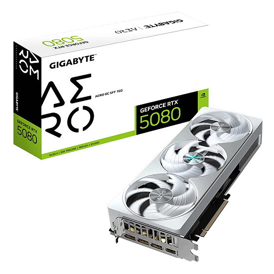 Carte graphique Gigabyte GeForce RTX 5080 AERO OC SFF 16G - Autre vue