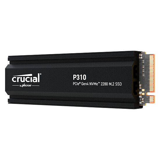 Disque SSD Crucial P310 - 1 To avec dissipateur - Autre vue