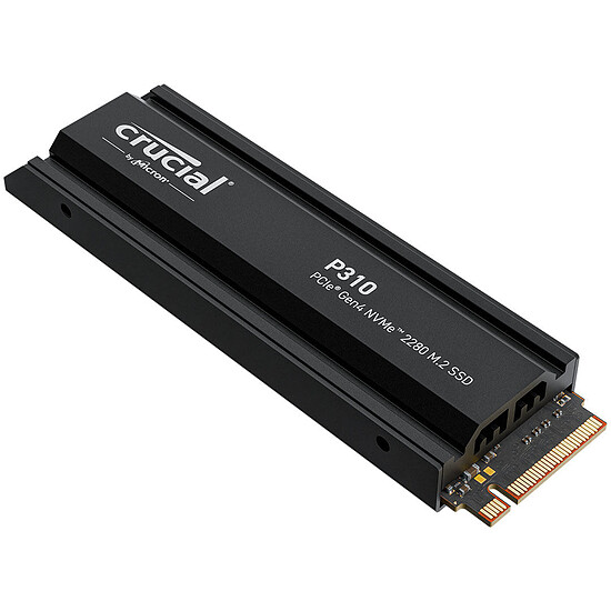 Disque SSD Crucial P310 - 4 To avec dissipateur - Autre vue