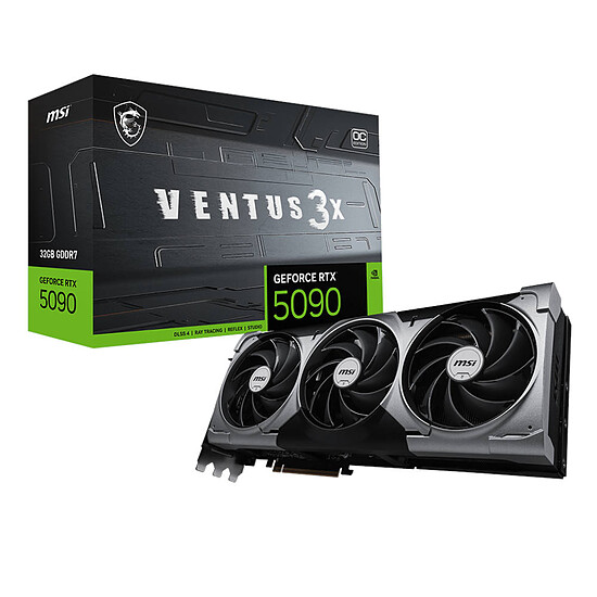Carte graphique MSI GeForce RTX 5090 32G VENTUS 3X OC