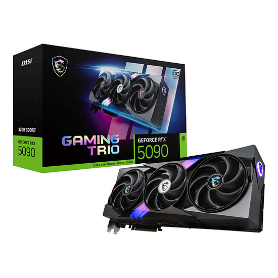 Carte graphique MSI GeForce RTX 5090 32G GAMING TRIO OC - Autre vue