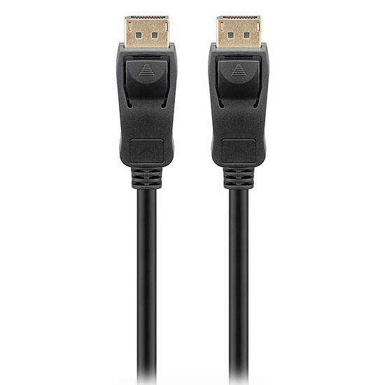 Câble DisplayPort Goobay Câble verrouillable DisplayPort 2.1 - 80 Gbit/s - 10K (2 m) - Autre vue