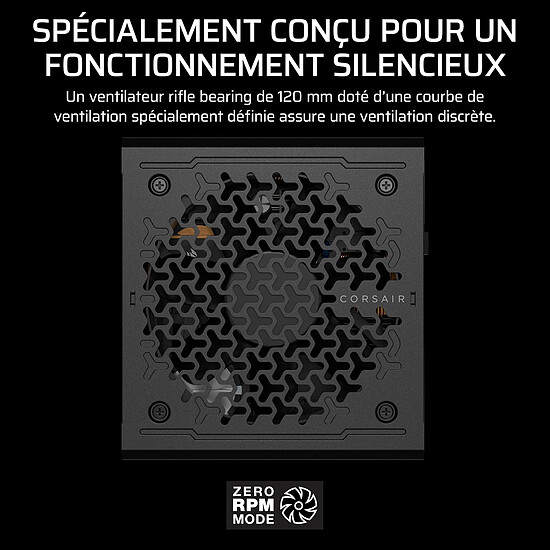 Alimentation PC Corsair RM750e (2025) - Noir - Autre vue
