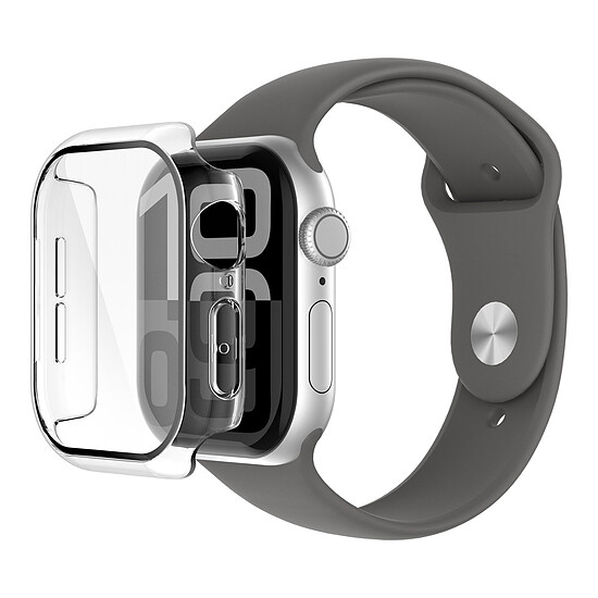 Accessoires montre et bracelet Belkin ScreenForce Protection d'écran 2-en-1 pour Apple Watch Series 10 46 mm- Transparent
