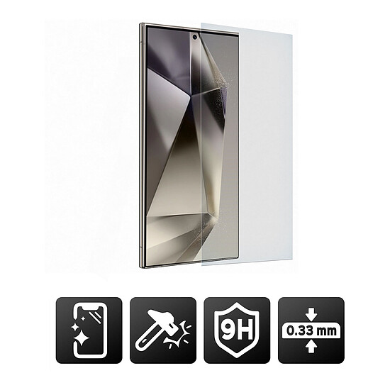 Protection d'écran Akashi Film Verre Trempé Premium - Samsung  Galaxy S25 Ultra - Autre vue