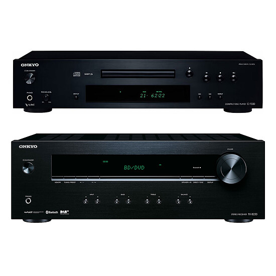 Ampli HiFi Stéréo Onkyo TX-8220 + C-7030 Noir