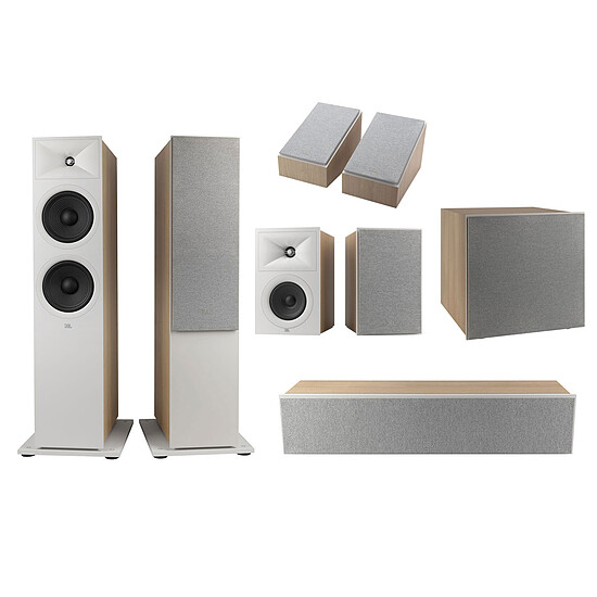 Enceintes HiFi / Home-Cinéma JBL Pack Stage V2 280F Latte 5.1.2 Atmos - Autre vue