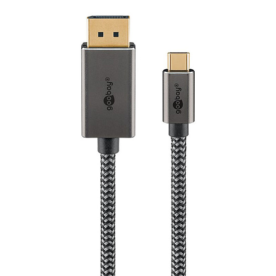 Adaptateur DisplayPort Goobay Câble Textile USB-C / DisplayPort 1.2 (M/M) - 3 m - Autre vue