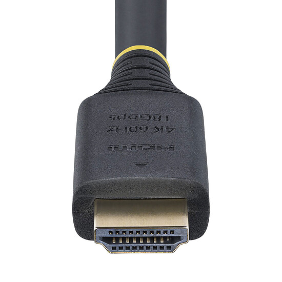Câble HDMI StarTech.com Câble HDMI 2.0 Certifié Premium haut débit 18Gbps 4K 60Hz - 5 m - Autre vue