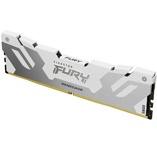 Mémoire RAM Kingston Fury Renegade White - 2 x 16 Go (32 Go) - DDR5 6400 MHz - CL32 - Autre vue