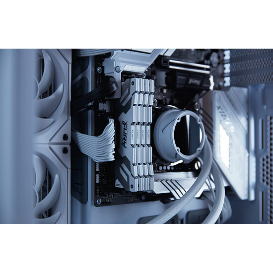 Mémoire RAM Kingston Fury Renegade White - 2 x 16 Go (32 Go) - DDR5 6400 MHz - CL32 - Autre vue