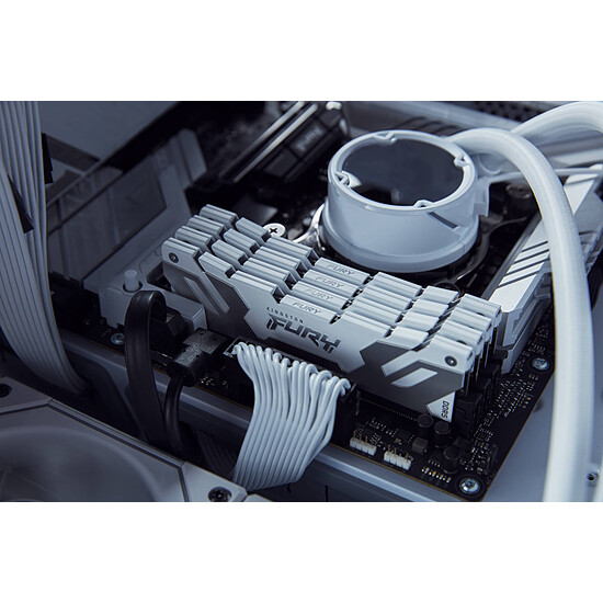 Mémoire RAM Kingston Fury Renegade White - 2 x 16 Go (32 Go) - DDR5 6400 MHz - CL32 - Autre vue