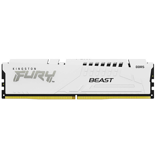 Mémoire RAM Kingston Fury Beast White - 2 x 32 Go (64 Go) - DDR5 6000 MHz - CL30 - Autre vue