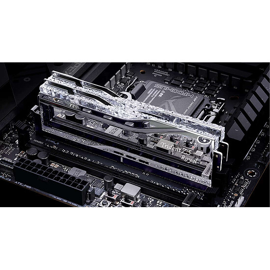 Mémoire RAM G.Skill Trident Z5 Royal - 2 x 32 Go (64 Go) - DDR5 6000 MHz - CL28 - Autre vue