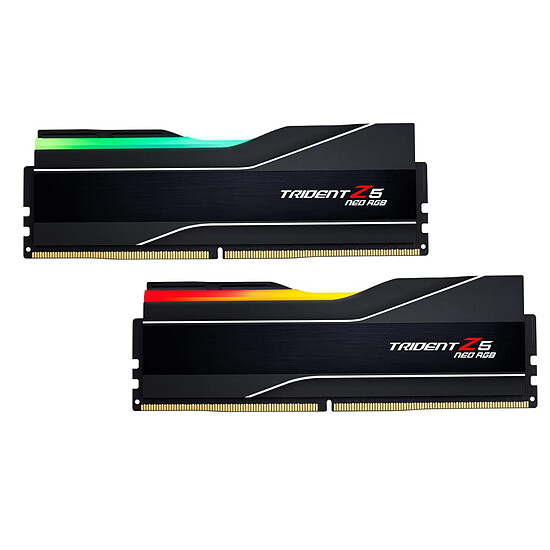 Mémoire G.Skill Trident Z5 Neo RGB Black - 2 x 24 Go (48 Go) - DDR5 6000 MHz - CL28