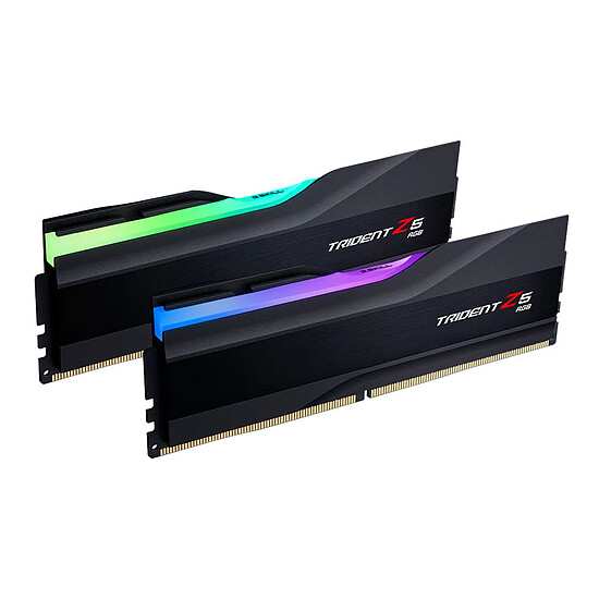 Mémoire RAM G.Skill Trident Z5 RGB Black - 2 x 24 Go (48 Go) - DDR5 8000 MHz - CL38 - Autre vue