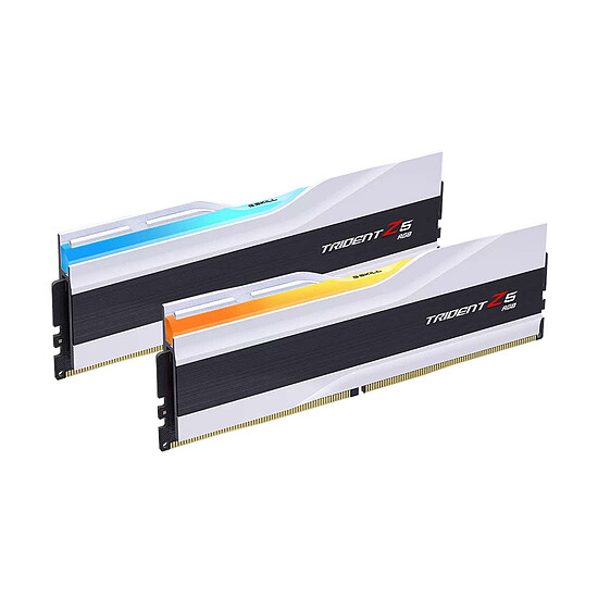 Mémoire RAM G.Skill Trident Z5 RGB Silver - 2 x 32 Go (64 Go) - DDR5 6000 MHz - CL28 - Autre vue
