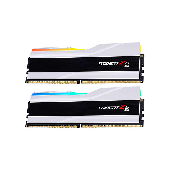 Mémoire RAM G.Skill Trident Z5 RGB Silver - 2 x 32 Go (64 Go) - DDR5 6000 MHz - CL28 - Autre vue