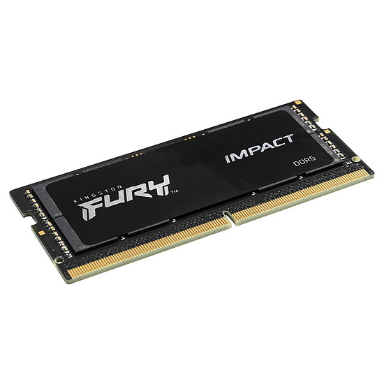 Mémoire RAM Kingston Fury Impact SO-DIMM - 1 x 16 Go (16 Go) - DDR5 5600 MHz - CL40 - Autre vue