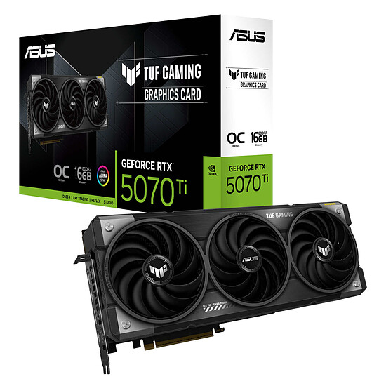 Carte graphique Asus TUF GeForce RTX 5070 Ti 16GB GDDR7 OC Edition - Autre vue