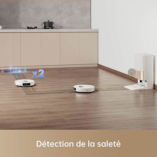 Robot et aspirateur Dreame X40 Ultra Complete - Autre vue