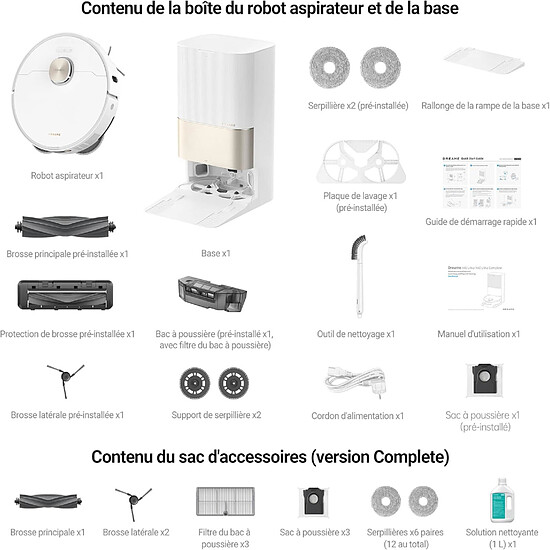 Robot et aspirateur Dreame X40 Ultra Complete - Autre vue