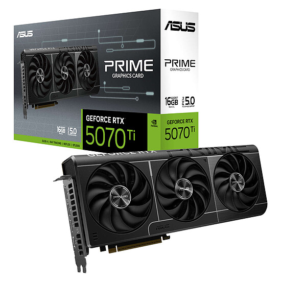 Carte graphique Asus PRIME GeForce RTX 5070 Ti 16GB GDDR7 (Exclusivité web) - Autre vue