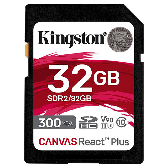 Carte SD Kingston SD Canvas React Plus SDR2 - 32GB - Autre vue