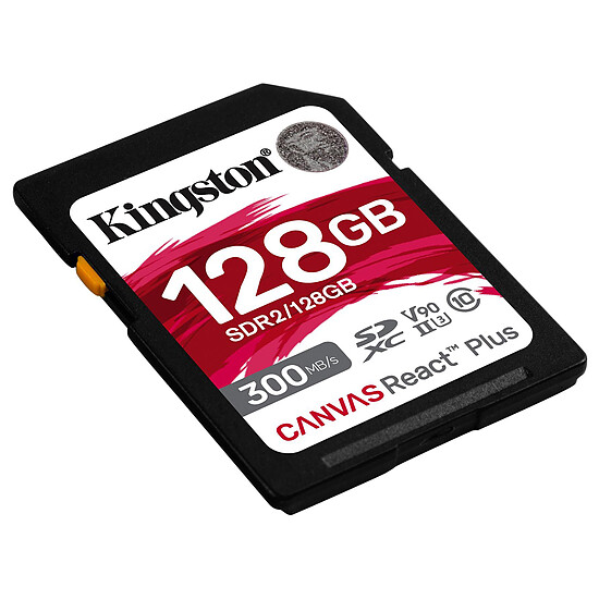 Carte SD Kingston SD Canvas React Plus SDR2 - 128GB - Autre vue