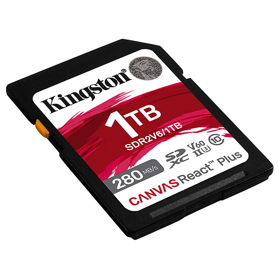 Carte SD Kingston SD Canvas React Plus V60 SDR2V6 - 1TB - Autre vue