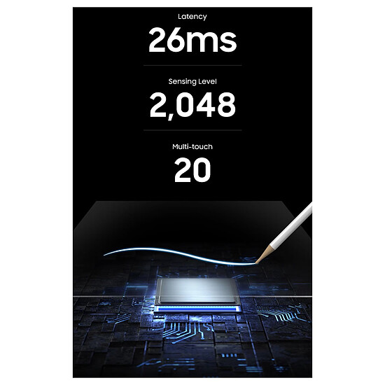 Écran dynamique Samsung Flip 4 WM85B - Ecran tactile et interactif 4K UHD - Autre vue