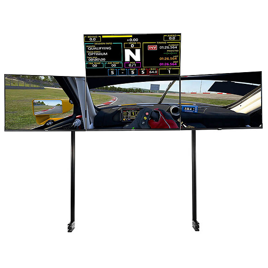 Support d'écran simracing Next Level Racing Elite Quad Monitor Stand - Black Edition - Autre vue