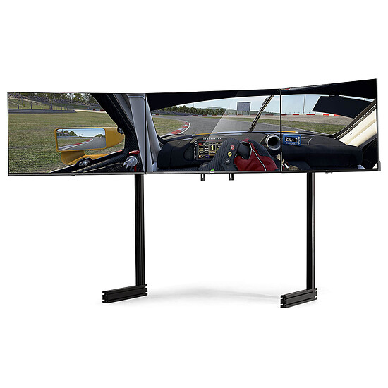 Support d'écran simracing Next Level Racing Elite Free Standing Triple Monitor Stand - Black Edition - Autre vue