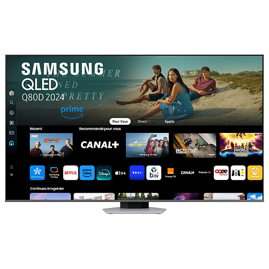 TV Samsung TQ55Q80D - TV QLED 4K UHD HDR - 140 cm