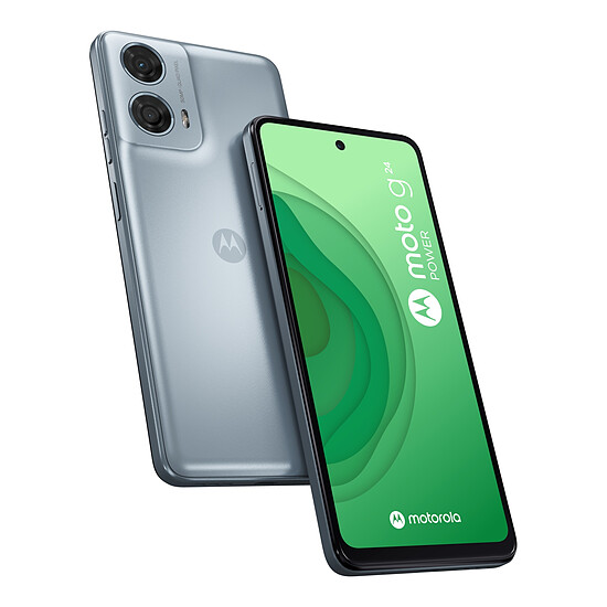 Smartphone Motorola Moto G24 Power Bleu Glacier - 256 Go