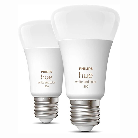 Ampoule connectée Philips Hue White & Color Ambiance E27 A60 - 10 W x2 - Autre vue