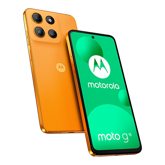 Smartphone Motorola Moto G15 - Orange Mandarine