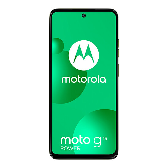 Smartphone Motorola Moto G15 Power - Vert - Autre vue