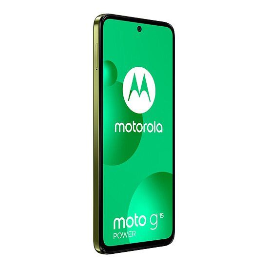 Smartphone Motorola Moto G15 Power - Vert - Autre vue