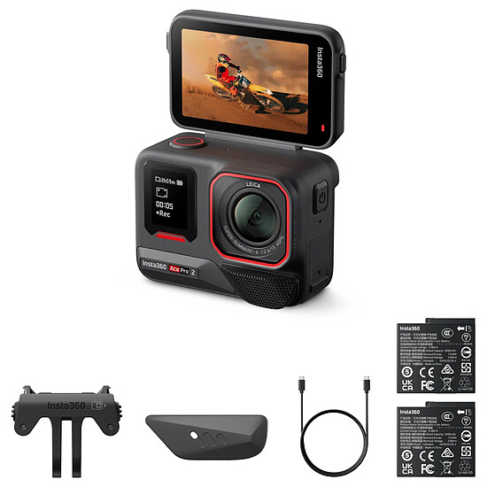 Caméra sport Insta360 Ace Pro 2 - Pack Standard Double batterie - Autre vue