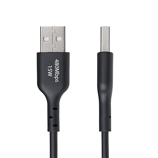 Câble USB StarTech.com Câble USB-A vers USB-C 2.0 - 1 m - Noir - Autre vue