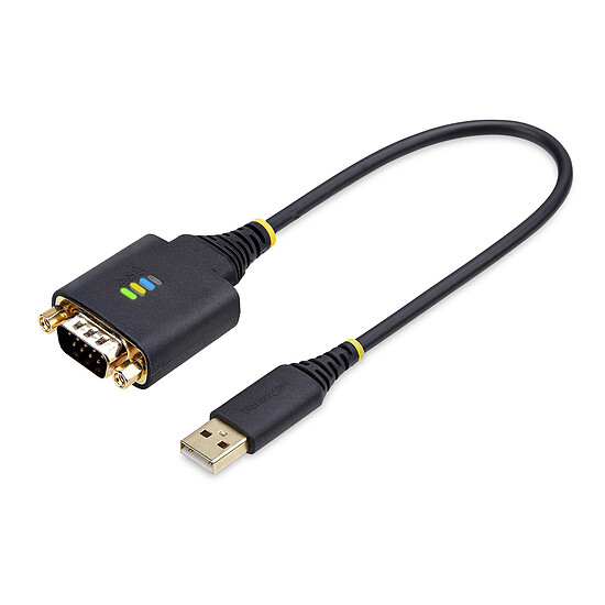 Adaptateur USB StarTech.com Câble Adaptateur USB-A 2.0 vers DB9 (Série RS232) - 0.3 m - Autre vue